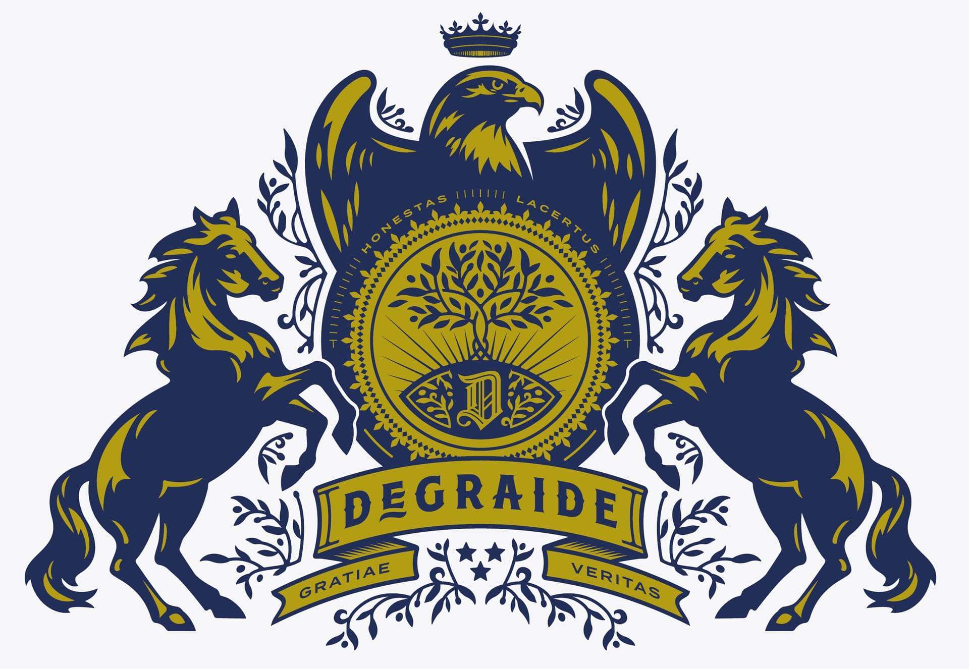 The DeGraide family crest